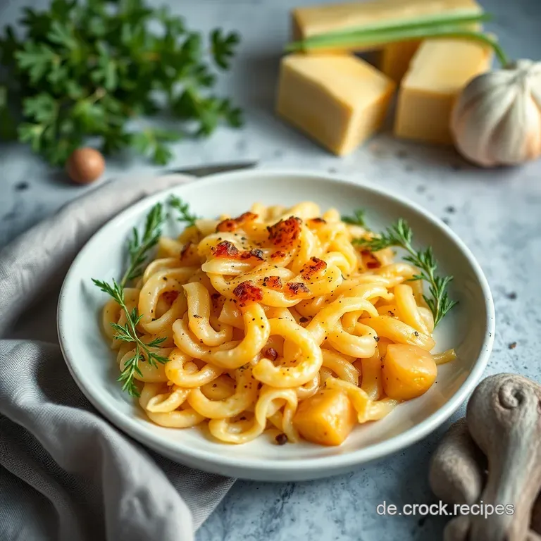 Omas Herzhafter Kartoffelauflauf mit Speck und Käse