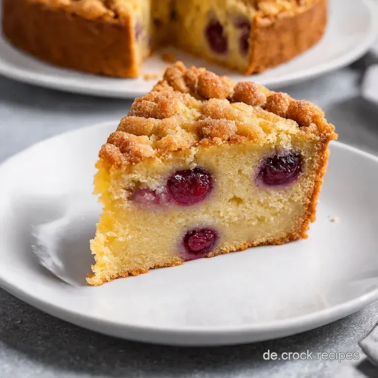 Omas KirschkuchenTraum mit knusprigen Streuseln