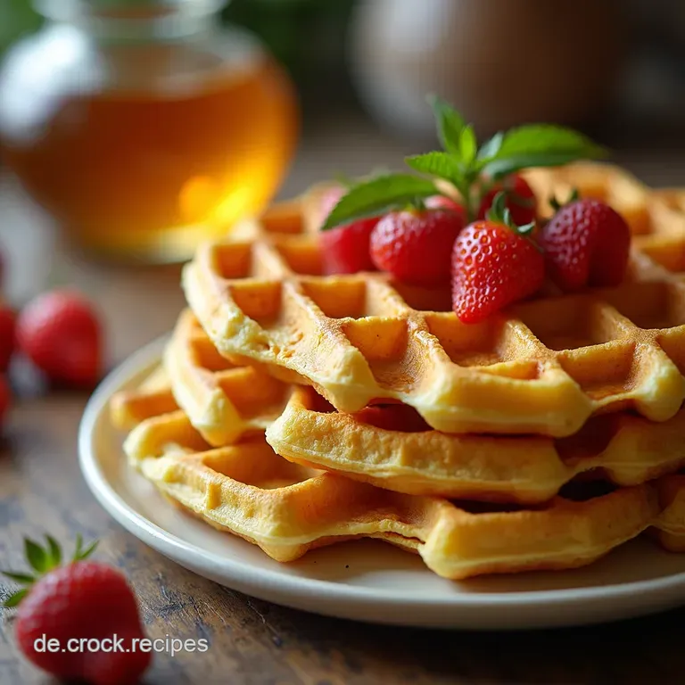 Omas Klassische Herzwaffeln Extra Fluffig Durch Eischnee presentation