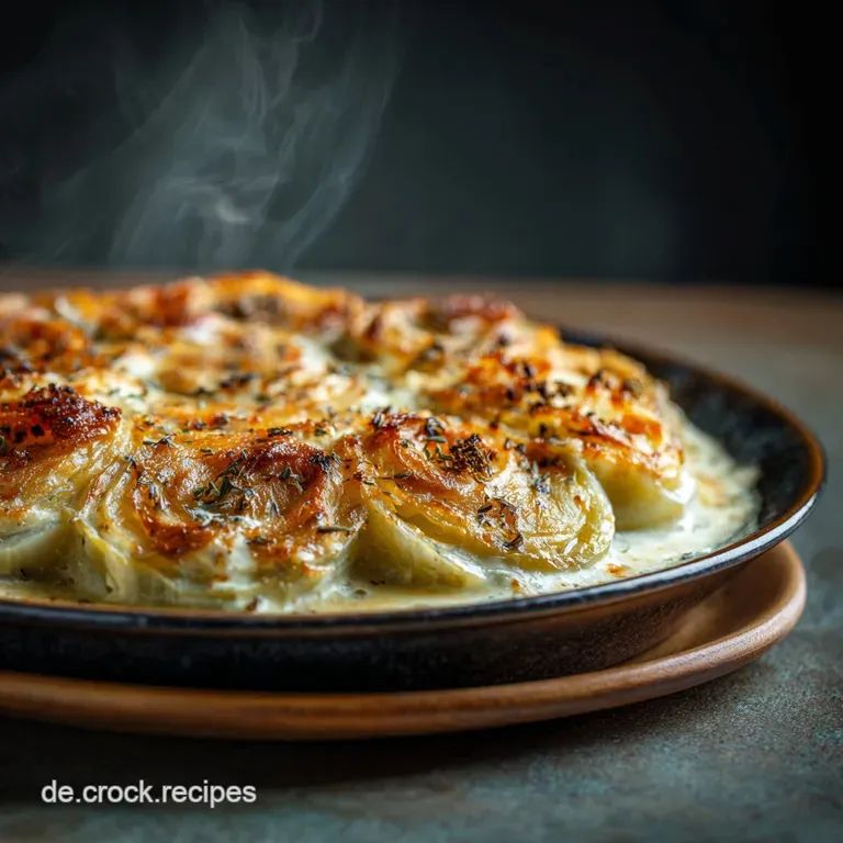 Omas Deftige Schmorgurken Cremig Geschmort Mit Frischem Dill presentation