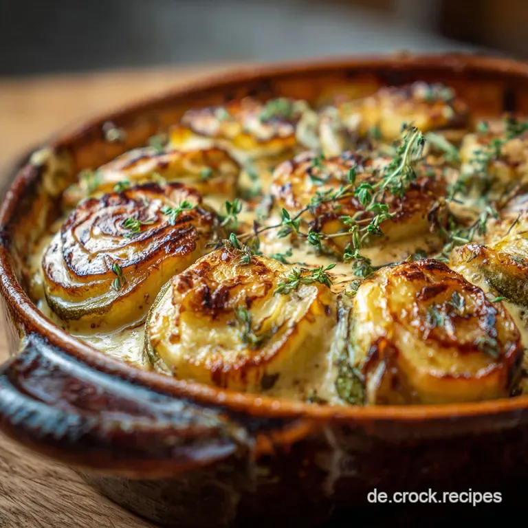 Omas Deftige Schmorgurken Cremig geschmort mit frischem Dill