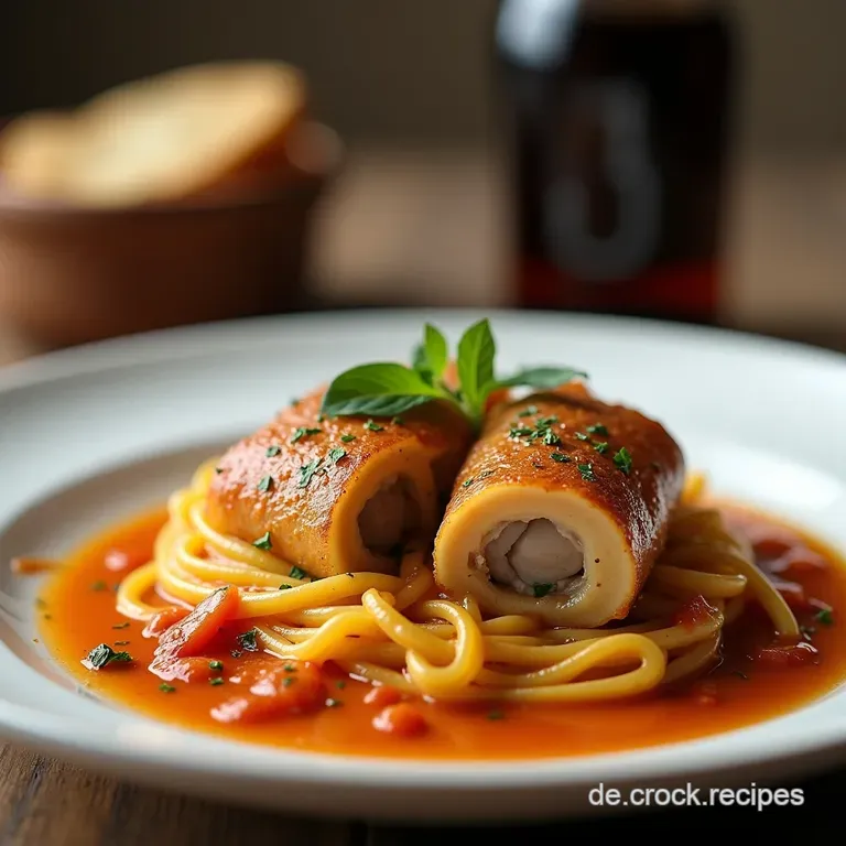 Zarte Rouladen nach Großmutterart Ein Klassiker der auf der Zunge zergeht