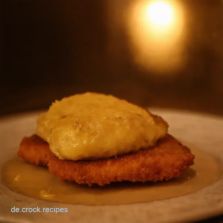 Omas Zwiebel Sahne Schnitzel presentation