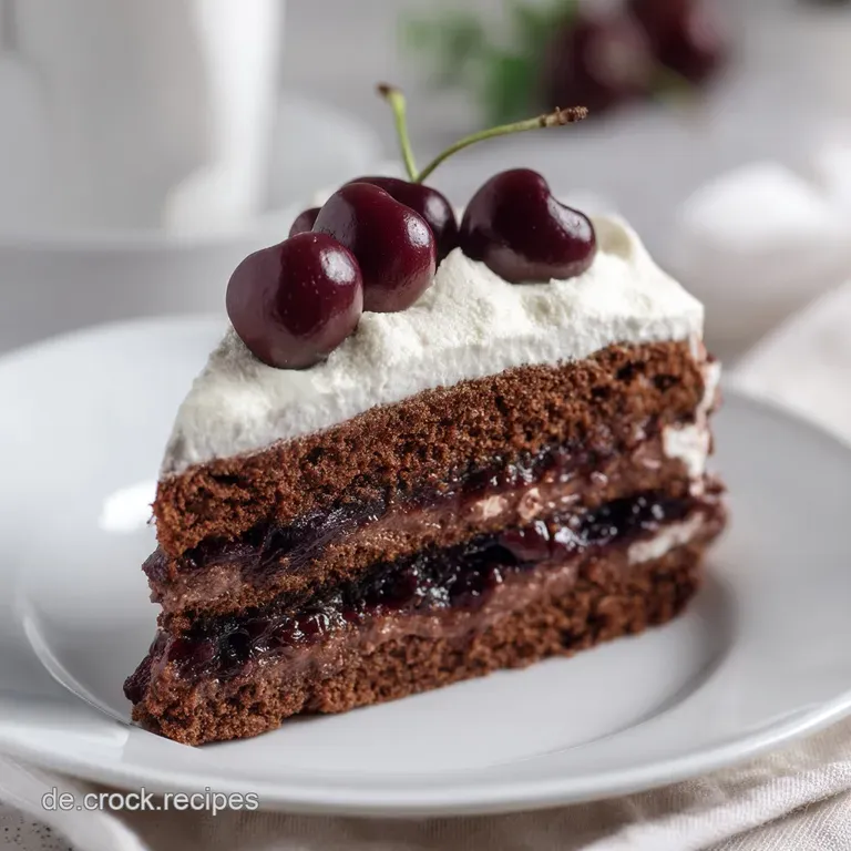 Schwarzw&auml;lder Kirschtorte: Das Original Rezept F&uuml;r Kenner presentation
