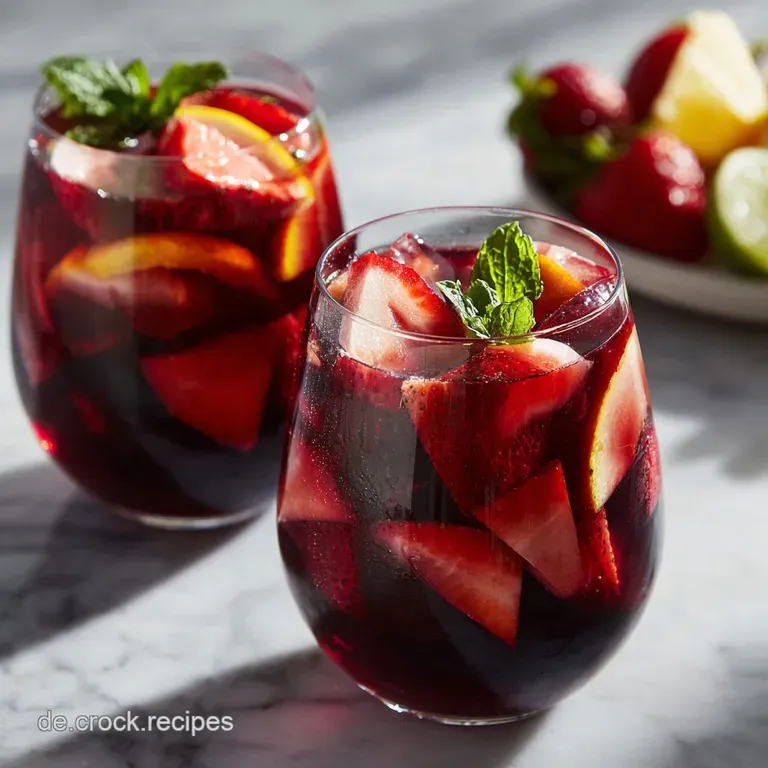 Original Spanische Sangria (Rotwein)