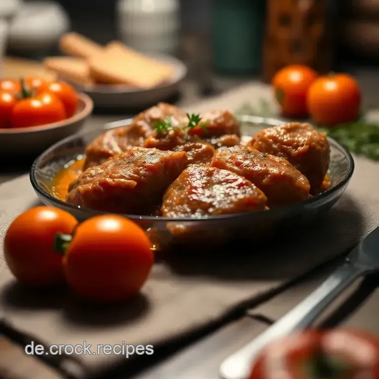 Ossobuco alla Milanese – Klassisch zartes Kalbfleisch in aromatischer Tomatensauce presentation