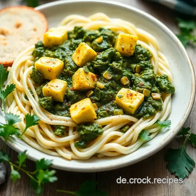 Palak Paneer: Der cremige Spinat-Käse-Traum presentation