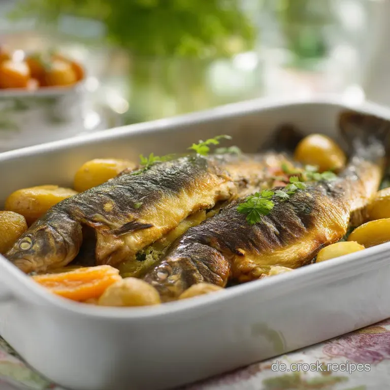 Panierter und gebratener Karpfen: Der Klassiker