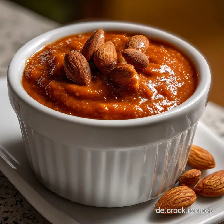 Ihr Paprika Tomaten Aufstrich mit Mandeln in 15 Min.