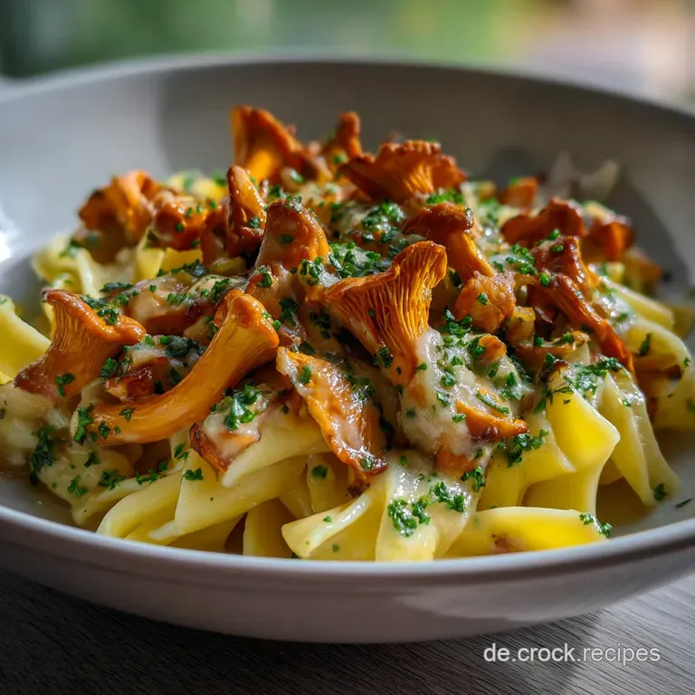 Pasta Mit Pfifferlingen Auch Vegan Mglich: Blitzschnell presentation
