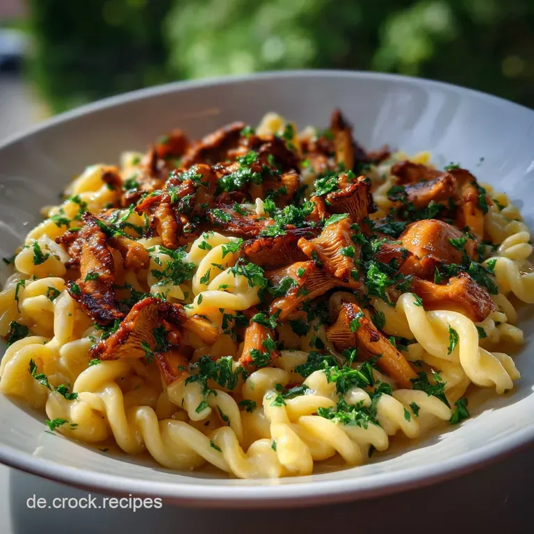 Pasta Mit Pfifferlingen Auch Vegan Mglich: Blitzschnell
