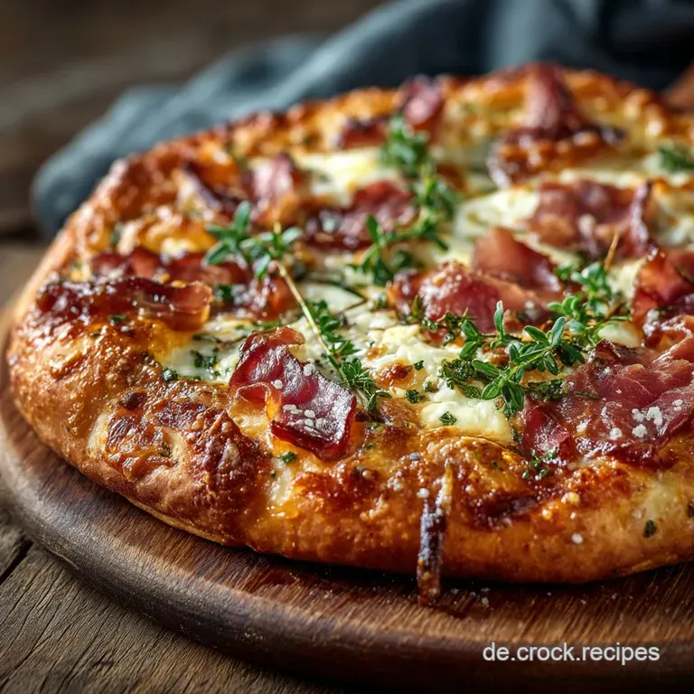 Die FeierabendPizza Klassische Margherita aus dem Haushaltsbackofen presentation