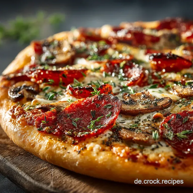 Pizza wie beim Italiener Das Pizzateig Rezept für den Haushaltsbackofen