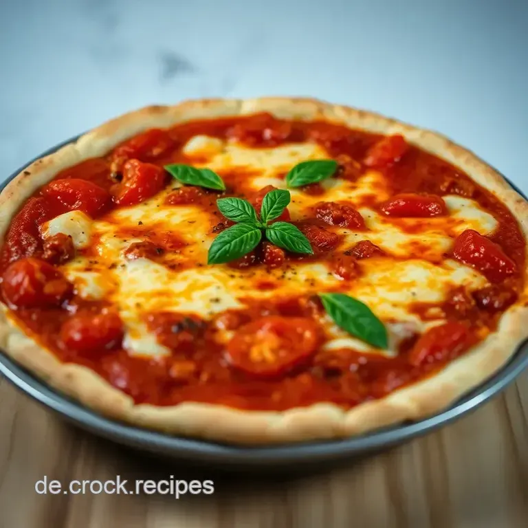 Perfekte Pizzasoße für italienischen Genuss presentation