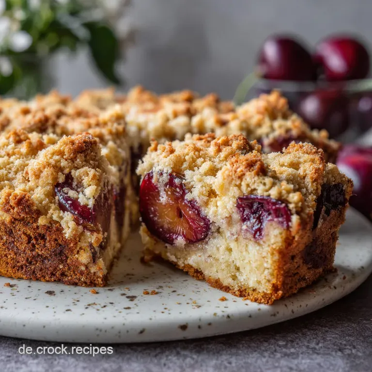Pflaumenkuchen Rezept: Saftig mit Streuseln