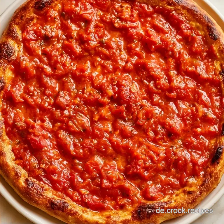 Authentische Pizza Marinara mit Knoblauch