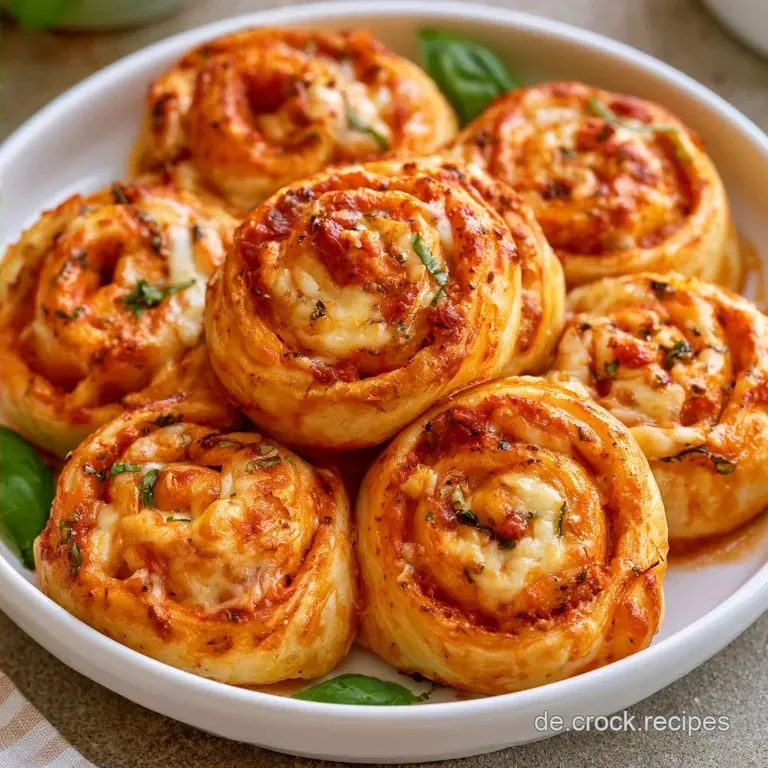 Pizza Schnecken Aus Bl&auml;tterteig: Knusprig Gebacken