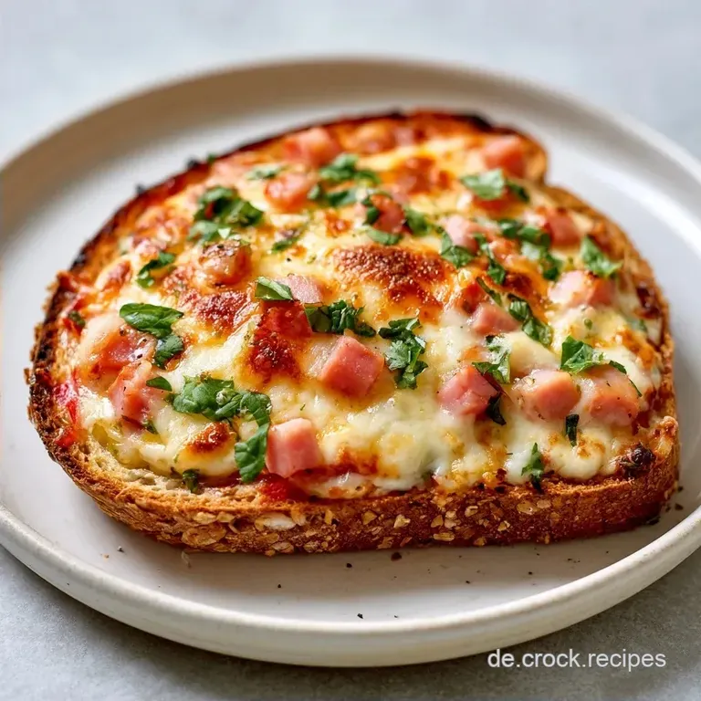 Pizza Toast Airfryer in 10 Minuten
