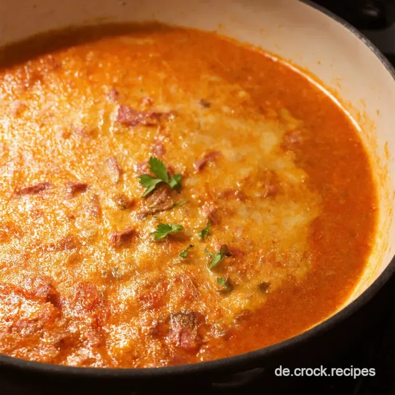 Pizzasuppe Mit Hackfleisch presentation