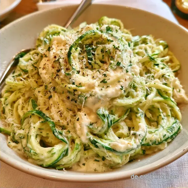 Proteinreiche Zucchininudeln