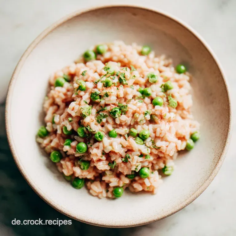 Reis mit Erbsen: Samtig und Frisch