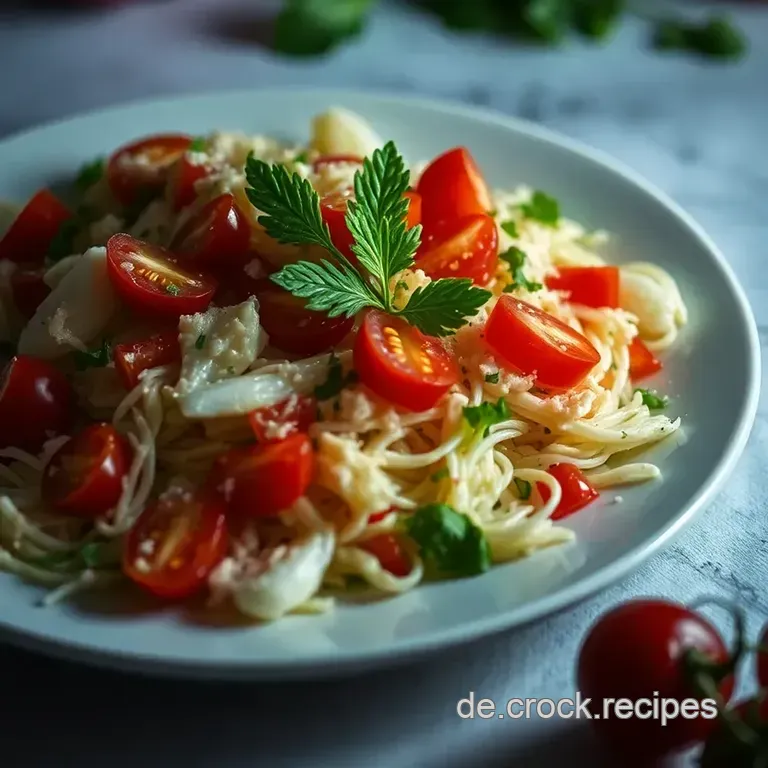 Reissalat Deluxe mit Sahnemeerrettich presentation