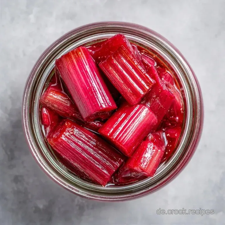 Rhabarberkompott Einkochen Im Glas: Fruchtig und S&auml;uerlich