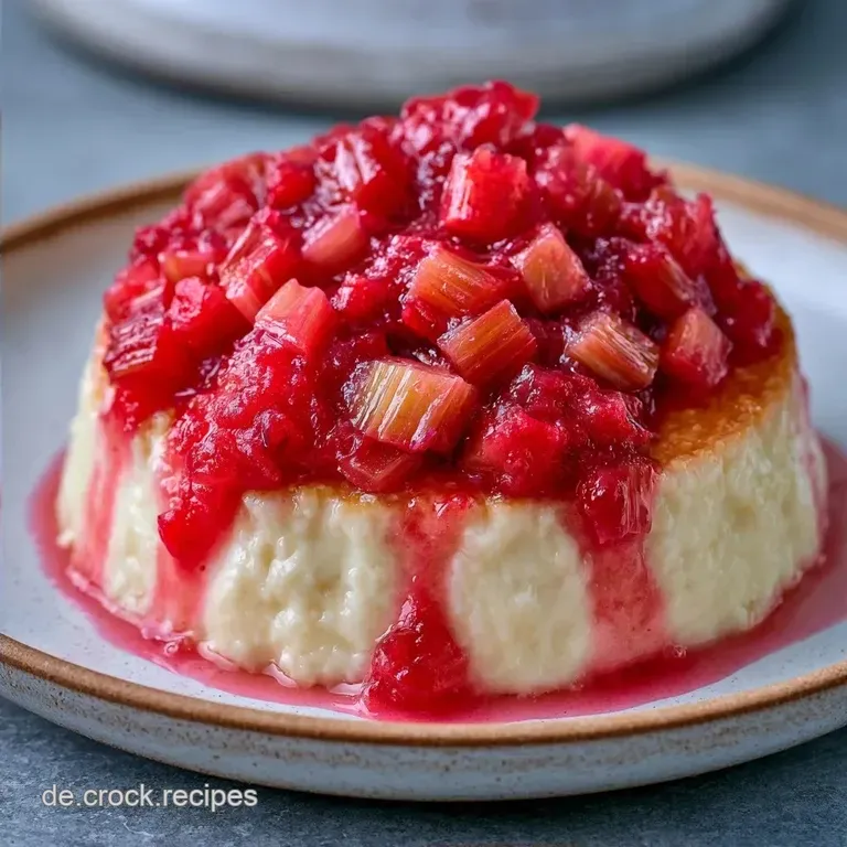 Omas Rhabarberkompott Mit Pudding: Cremig