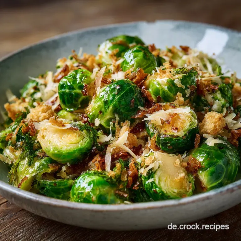 Rosenkohl Mit Ger&ouml;steten Semmelbr&ouml;seln: Der Klassiker Mit Brauner Butter Und Al-Dente-Garantie presentation