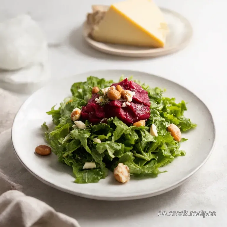 Roter Bete Salat Deluxe Ziegenkäse Walnüsse HonigSenf