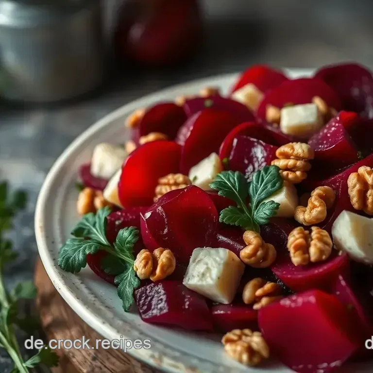 Rote Bete Rezepte: Roter Rubin Salat - Einfach & Lecker!