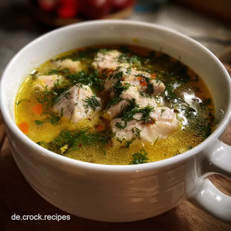 Ucha Russische Fischsuppe Ucha: Klar Original Und Herzhaft presentation