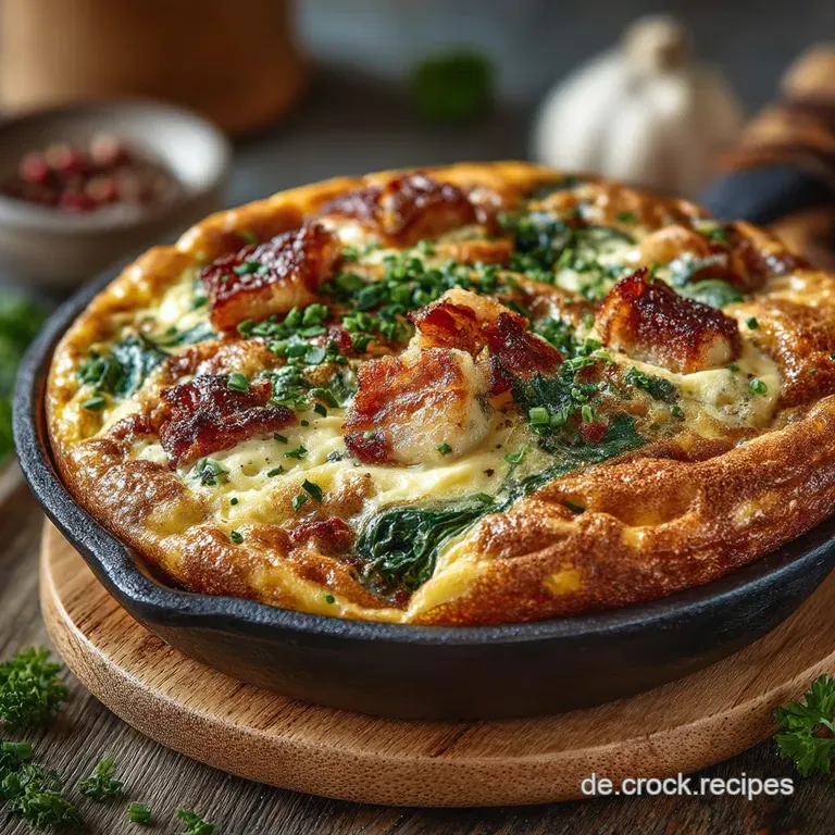 Herzhafte MangoldFrittata mit Parmesan und Zitrone