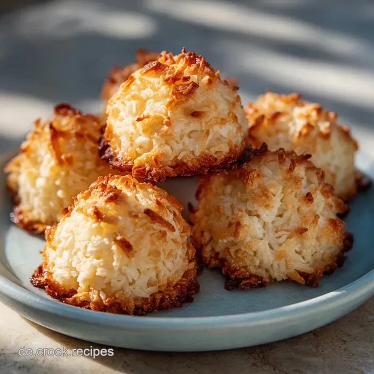 Saftige Kokosmakronen nach Omas Rezept