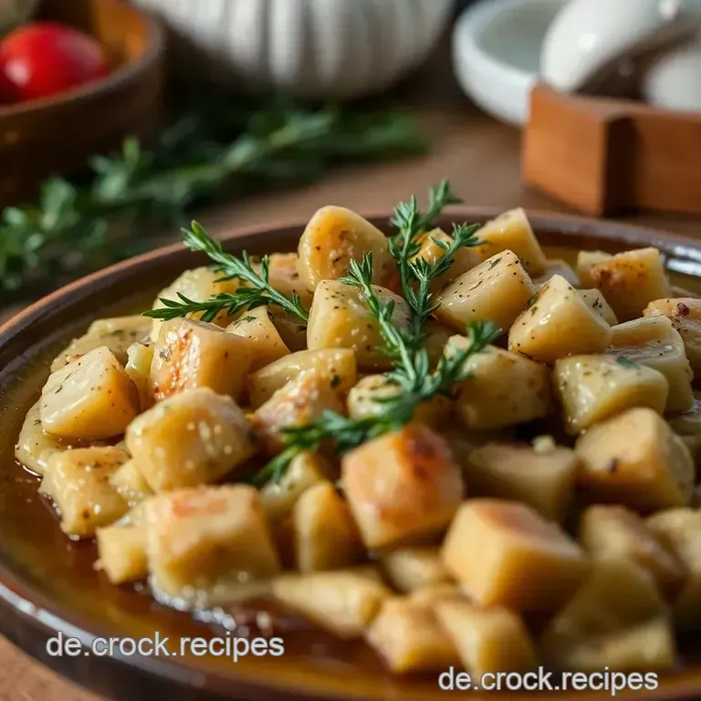 Saftige Lammkeule nach Art des Hauses presentation