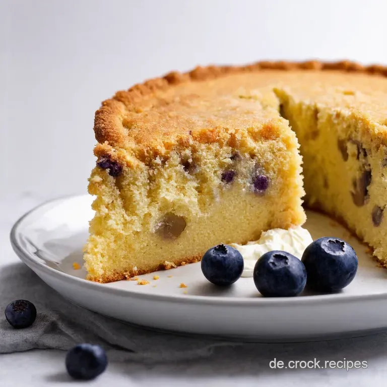 Saftiger Heidelbeerkuchen mit Joghurt