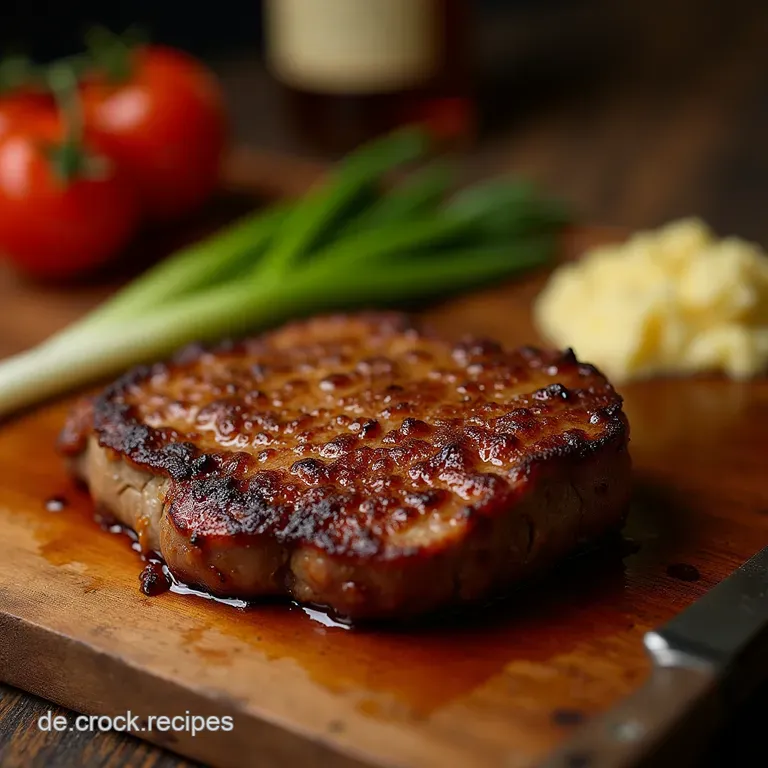 Texas Longhorn Zartheit Der Perfekte Texanische Rinderbraten Mit Whiskeyrub presentation