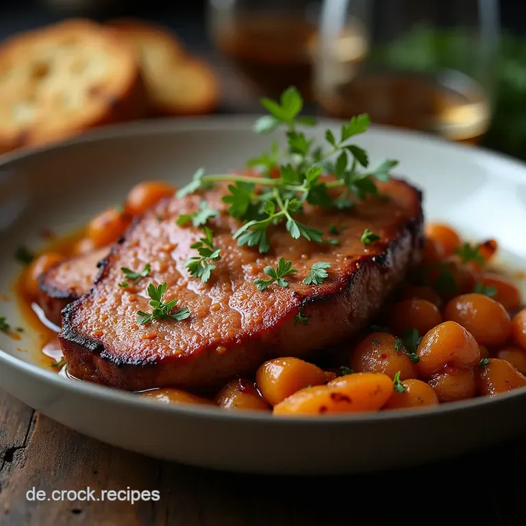 Texas Longhorn Zartheit Der Perfekte Texanische Rinderbraten mit WhiskeyRub