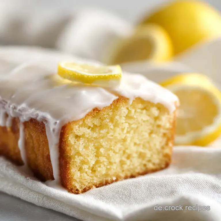 Veganer Zitronenkuchen: Saftig und Fluffig