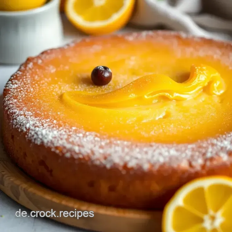 Saftiger Zitronenkuchen wie von Oma presentation