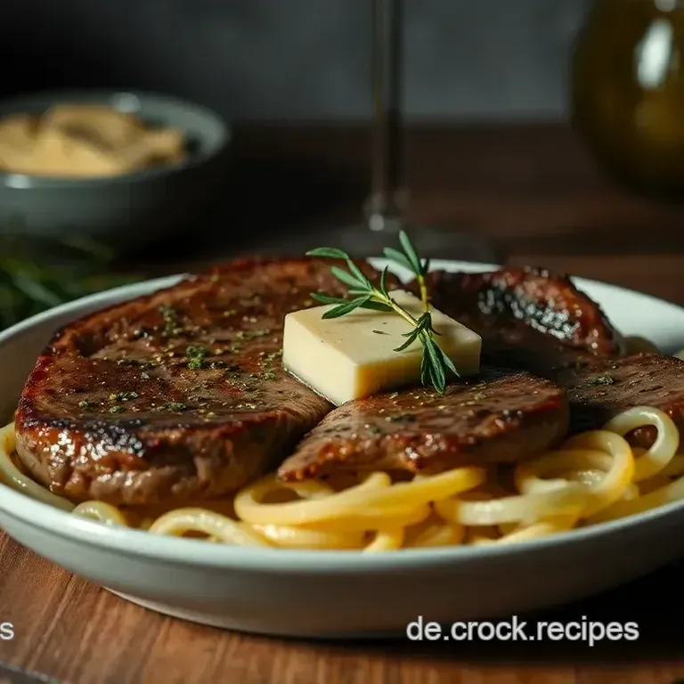 Saftiges Rumpsteak mit Kräuterbutter