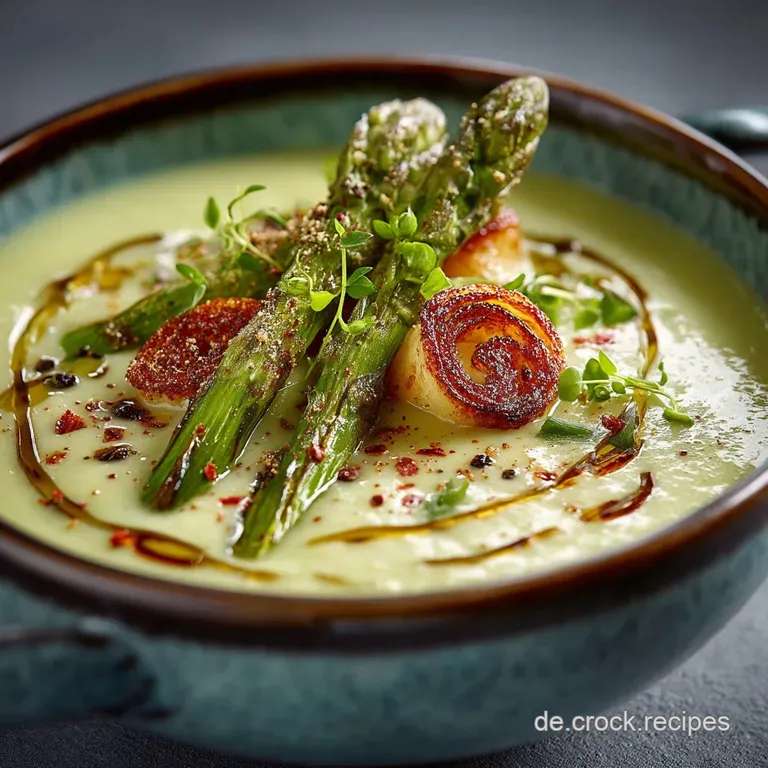 Perfekte Spargelcremesuppe Seidig Intensiv im Geschmack