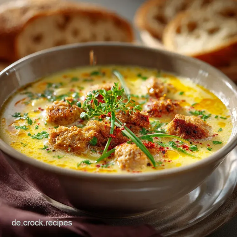 Schmorkohlsuppe nach Omas Art Der herzhafte DDRKlassiker mit Hackfleisch