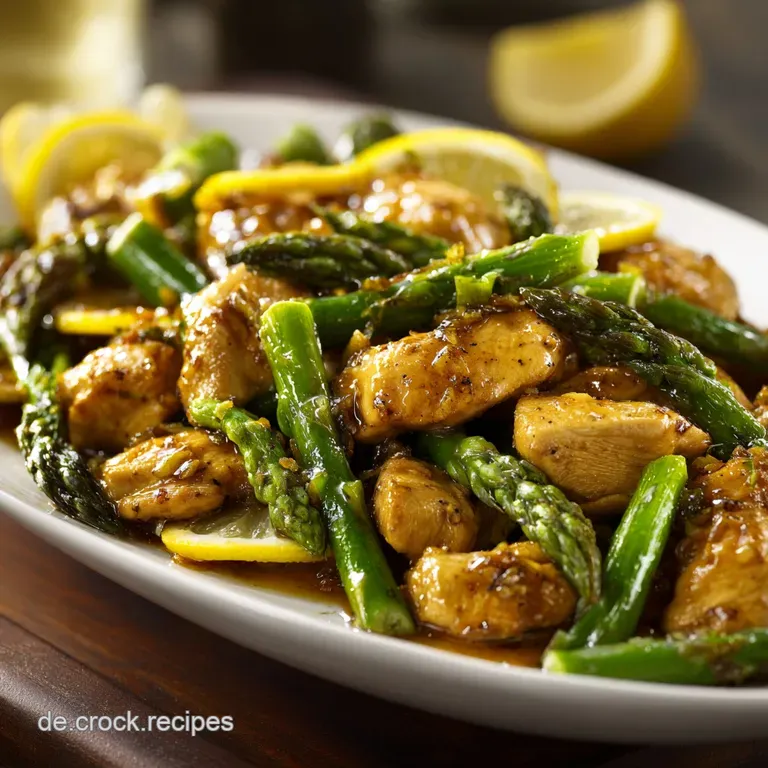 Schnelle Gerichte: H&auml;hnchen mit Spargel