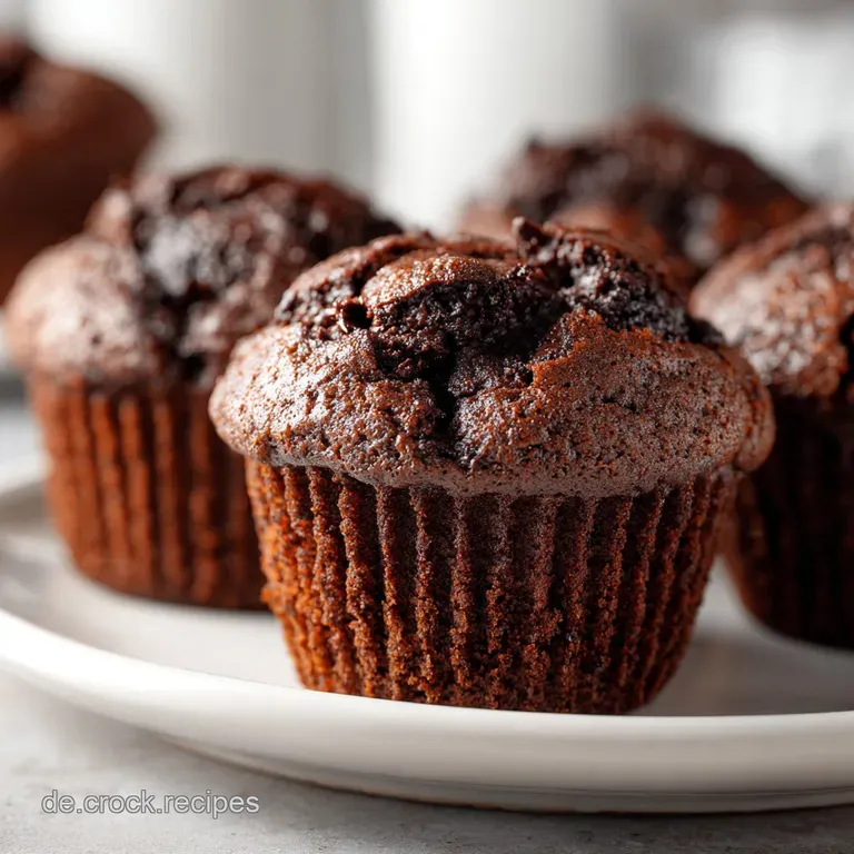 Schokomuffins: Saftig & Kakao-intensiv