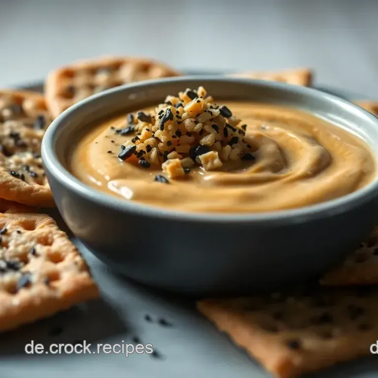 Knusprige Schwarzer Sesam-Cracker mit asiatischem Dip – Einfach und Lecker