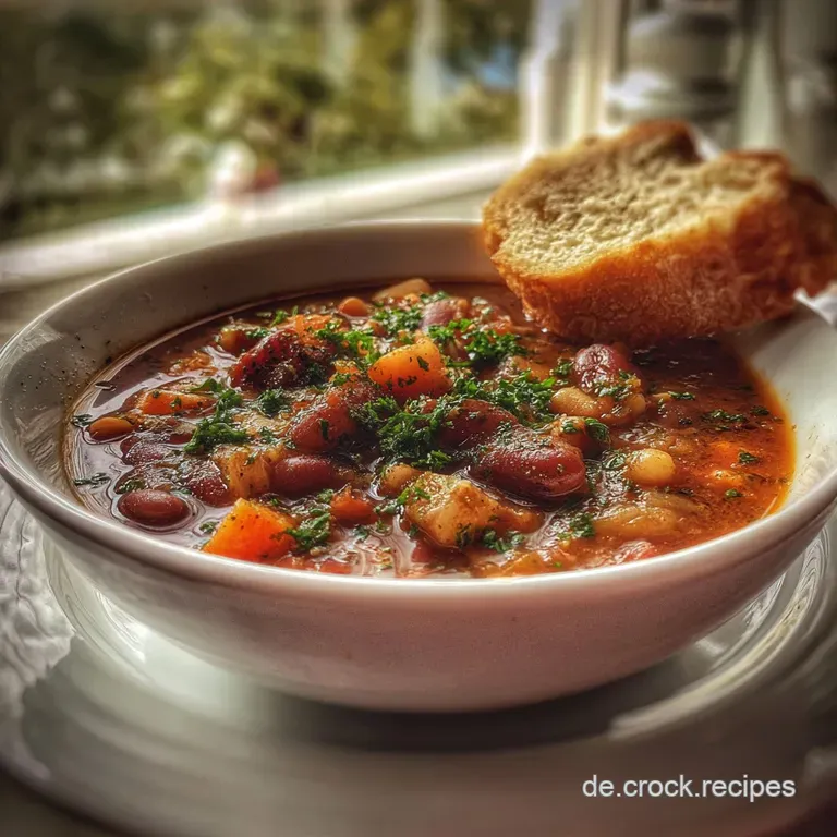 Serbische Bohnensuppe: Deftig & Rauchig