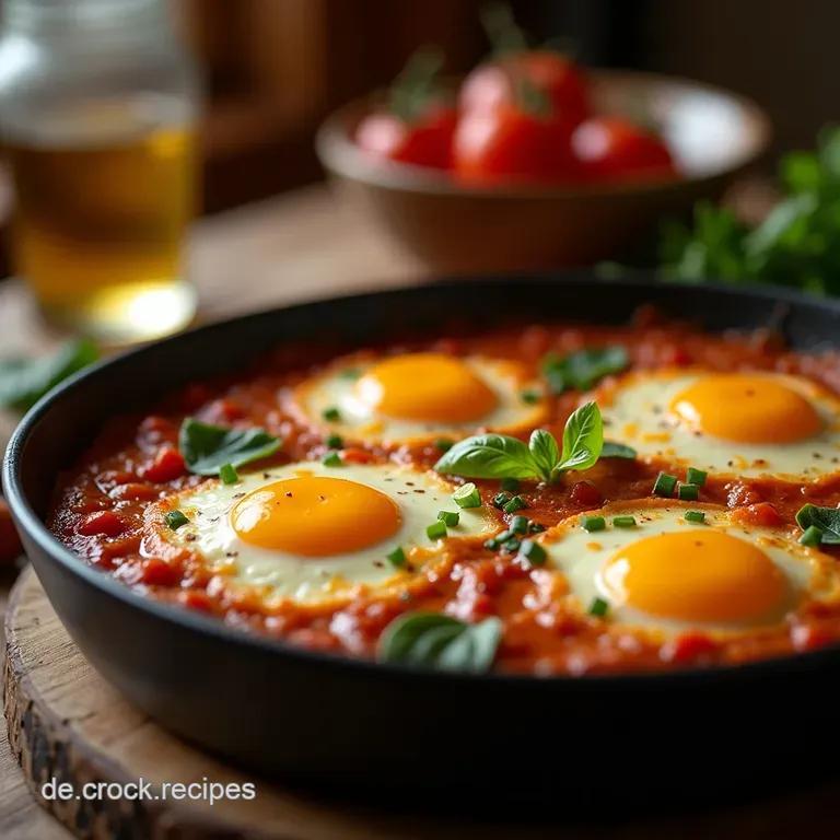 Der Morgenruf Des S&uuml;dens Klassische Shakshuka Mit Selbstgebackenem Sauerteig presentation