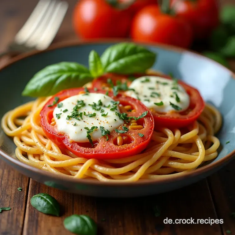 Sonniger Nudelauflauf Tomate Mozzarella