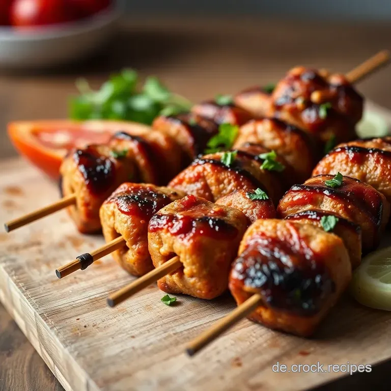 Souvlaki wie in Griechenland Authentische Fleischspieße für Zuhause presentation